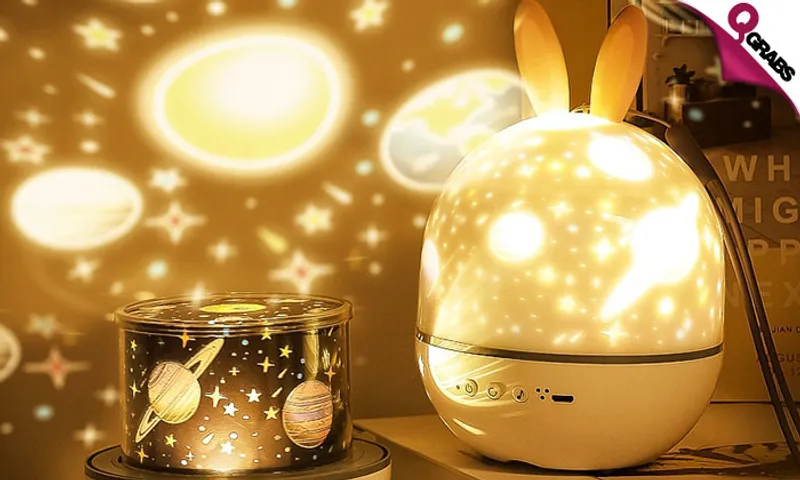 Projection Lamp with Bluetooth Speaker!